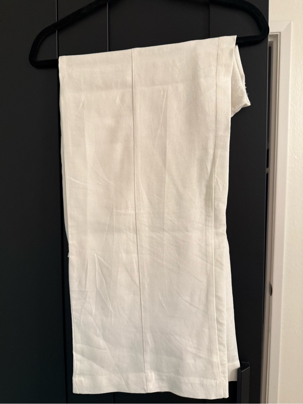 Cream Drawstring Pants - Picture 2 of 3